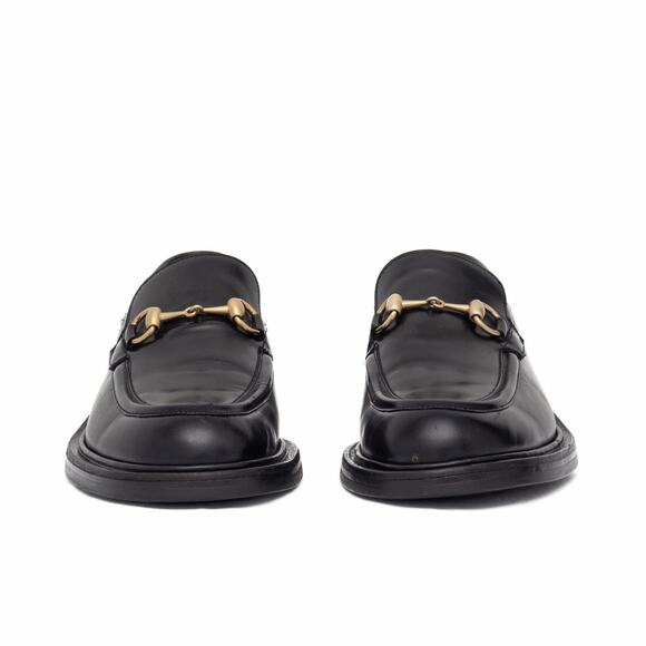 VTG GUCCI Tom Ford Era Black Leather Horsebit Loafers Old Money EU 41 US 8 D main image 12